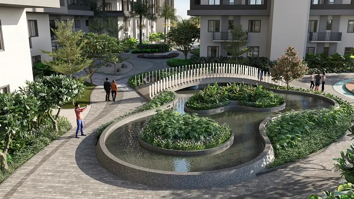 Landscapes and waterscapes at Moonglade — Oxygen Valley, Meadow Lawn, Cycling Track